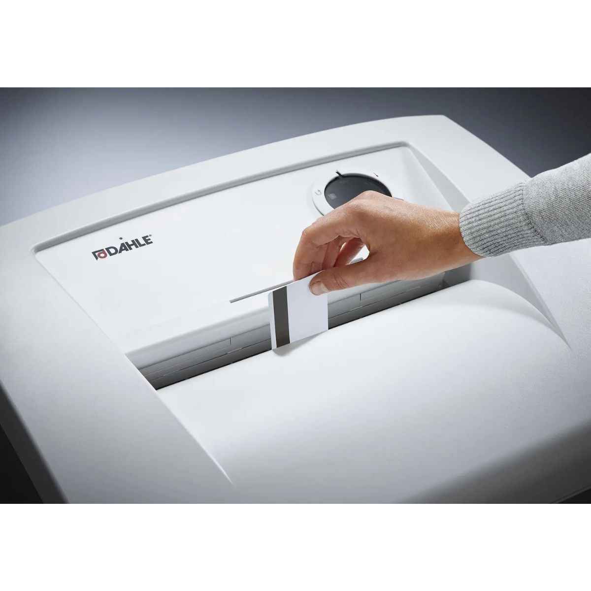 Dahle 410L PLUS MHP P-4 Oil-Free 4x40 mm Cross Cut Shredder – 24–27 Sheet Capacity, 100L Bin, Professional Office Shredder