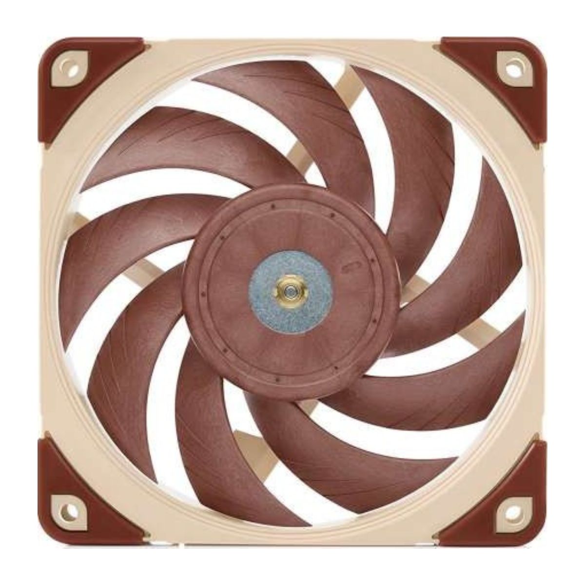 Noctua NF-A12x25 PWM Premium 120mm Cooling Fan, 4-Pin PWM, 2000 RPM, SSO2 Bearing, AAO Frame, Metal-Reinforced Motor Hub, Ultra-Tight Tip Clearance, Brown | NF-A12x25 PWM