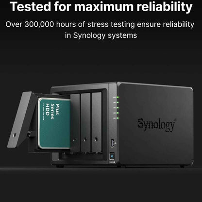 Synology HAT3320-8T Plus Series 8TB NAS Hard Drive | SATA III 3.5" Internal HDD | 7200 RPM | 256MB Cache | Up to 281 MB/s Transfer Speed | 1 Million Hours MTBF