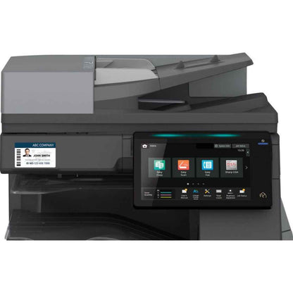 SHARP BP-50C31 A3 Color MFP Laser Printer, 31PPM Print Speed, Std 650 Max 6,300 Sheets Paper Capacity, 128 GB SSD, 1200 DPI, 10.1" Touch Panel, Smart Scanning, Gray | BP-50C31