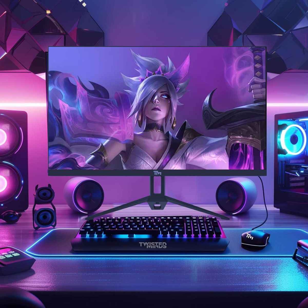 Twisted Minds ECO SERIES 27" Gaming Monitor – FHD IPS, 120Hz, 1ms, HDMI 2.1 &  DP 1.4 | TM27FHD120IPS