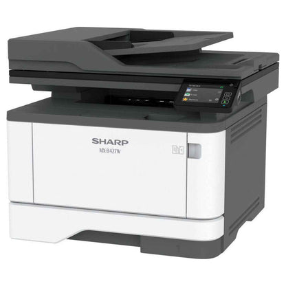 Sharp MX-B427W A4 Ultra-Compact Monochrome Multifunction Printer – Copy, Print, Color Scan, Fax, 40ppm, 2.8" Color Touch Screen