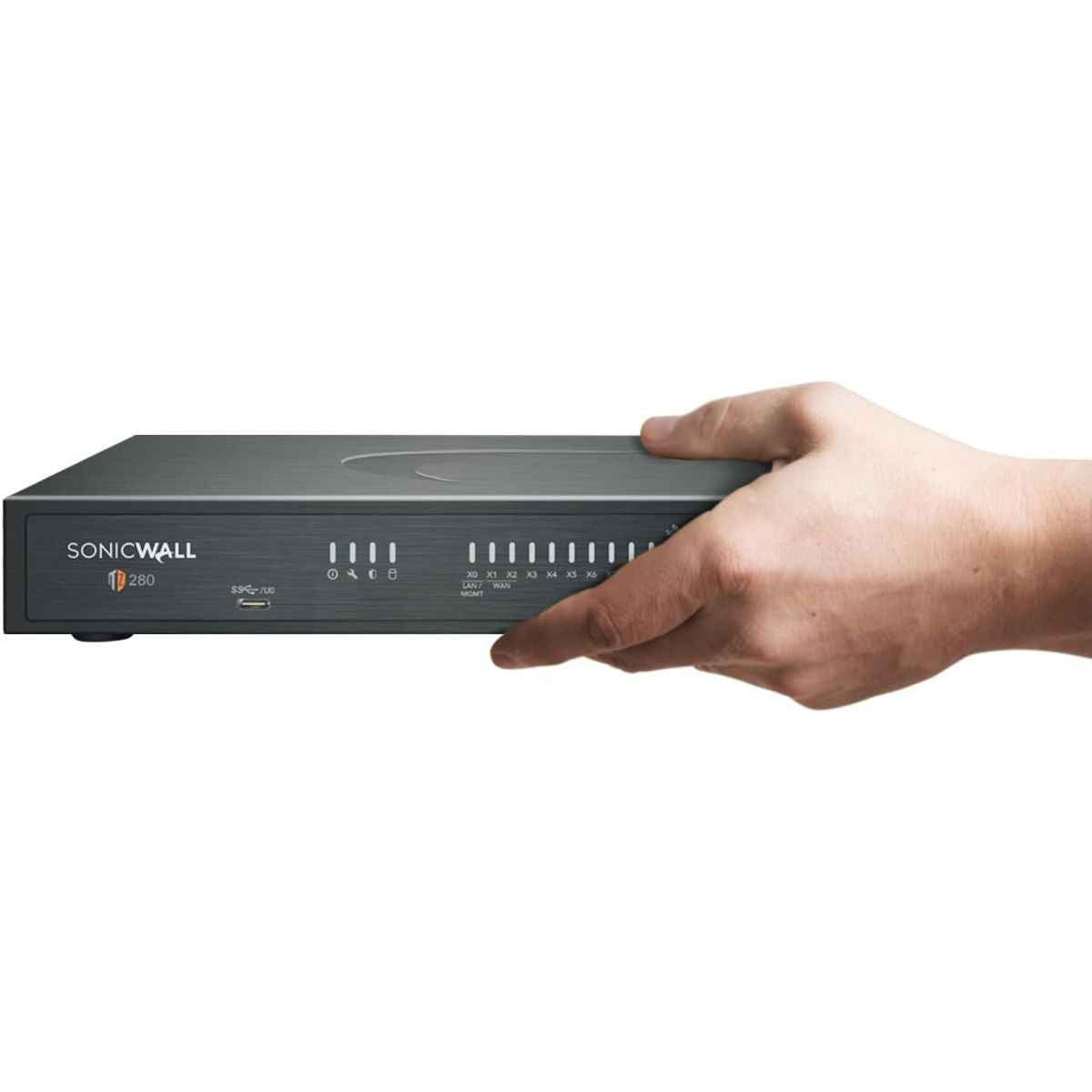 SonicWall TZ280 Gen 8 Firewall Appliance – Hardware Only, No Subscription