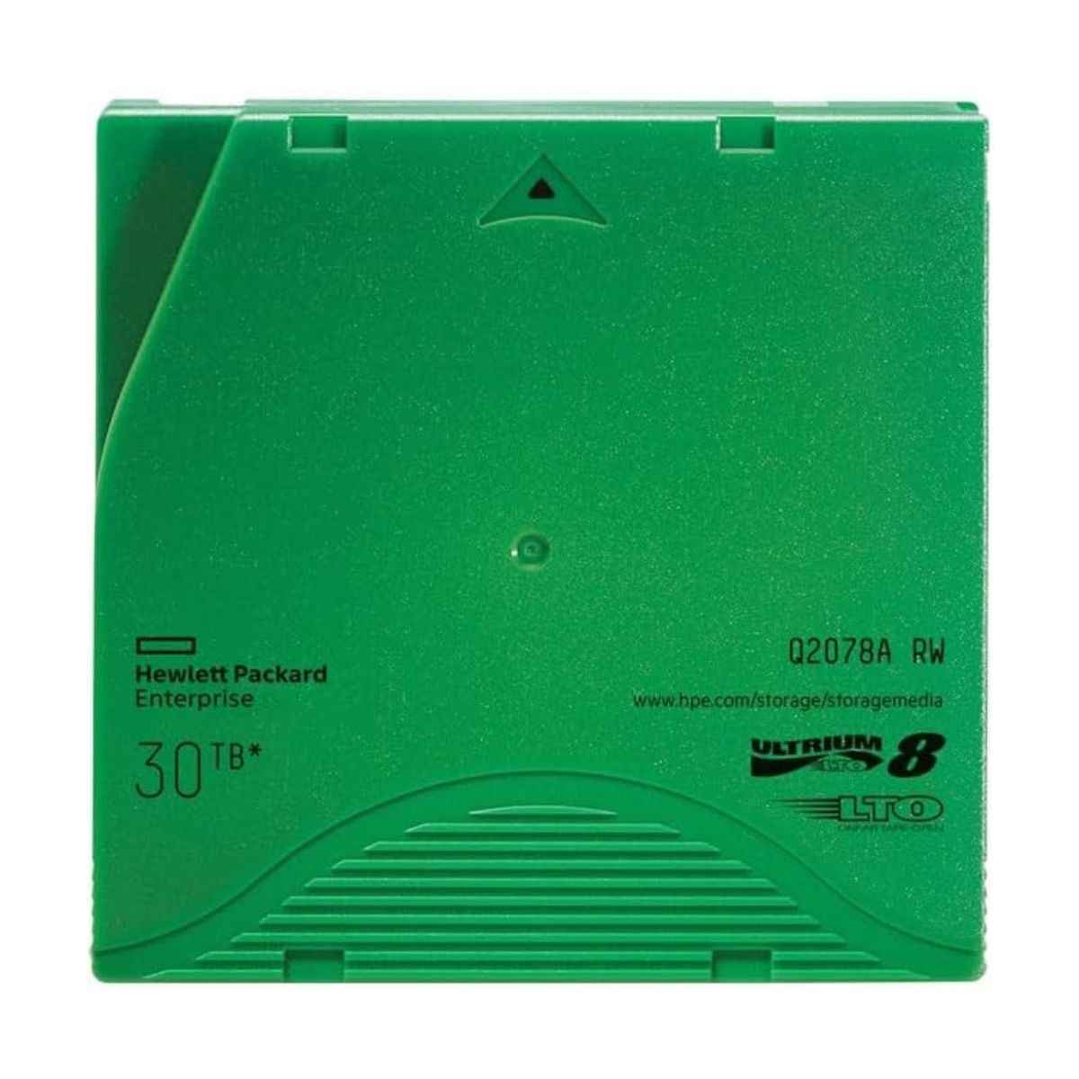 HPE 30TB LTO-8 Ultrium RW Data Cartridge, 12TB Native Capacity, Up to 700 MB/s Transfer Speed, FIPS 140-2 Level 1 Encryption, Rewritable