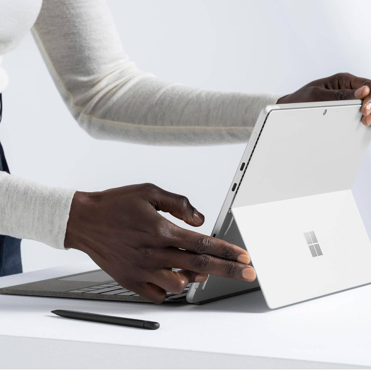 Microsoft Surface Pro Keyboard 11th Edition with Pen Storage | Compatible with Surface Pro 11th Edition, Surface Pro 10, Pro 9, Pro 8 & Pro X | Black | 8XA-00182