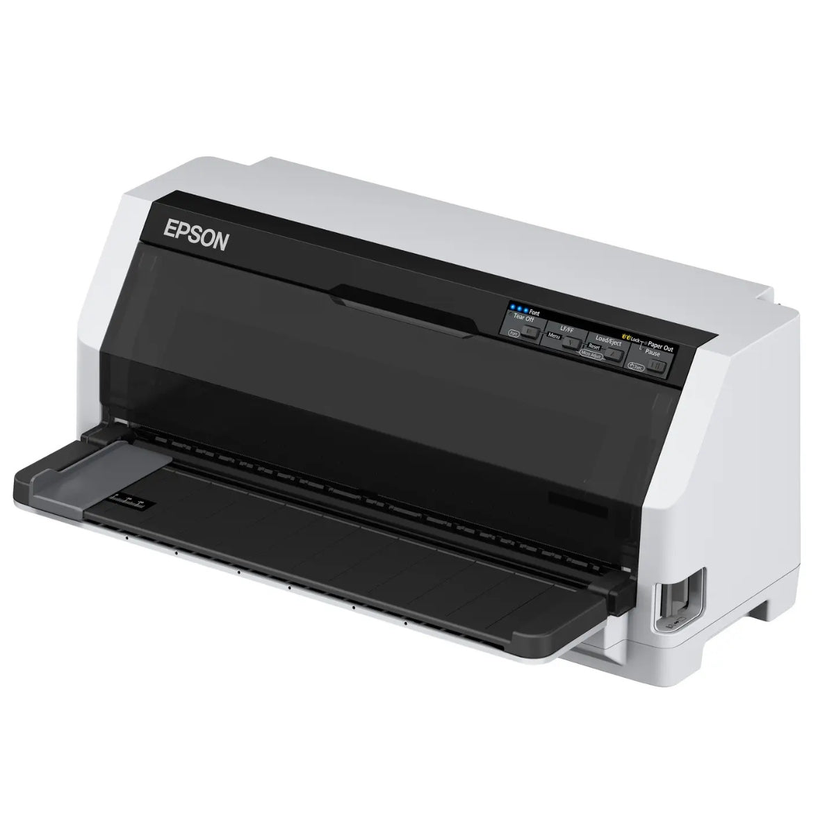Epson LQ-690II 24-Pin Dot Matrix Printer, 24-Pin Printing Method, Up to 10 CPI Printing Speed, 360 x 180 DPI Resolution, USB 2.0 Connectivity, White / Black | C11CJ82402