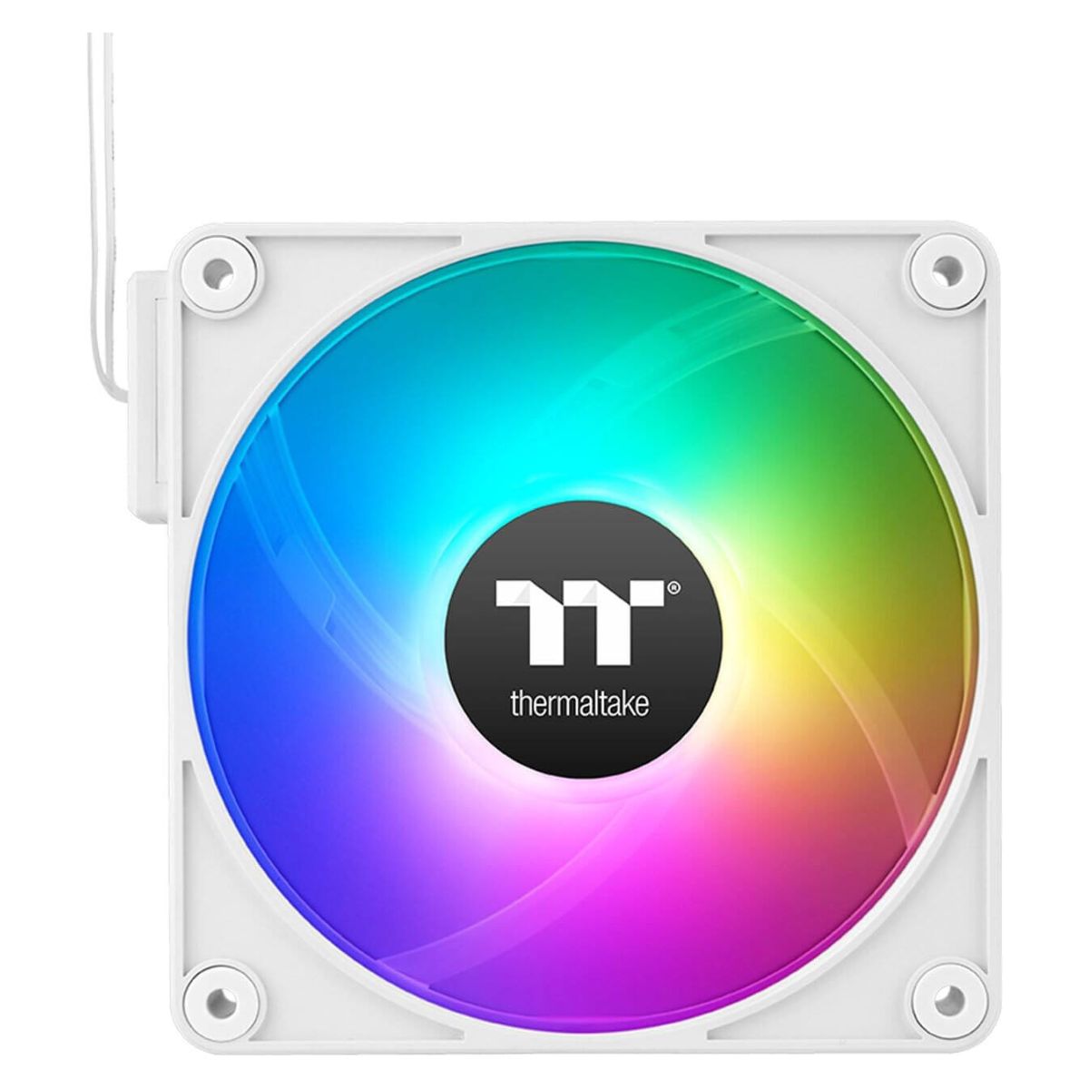 Thermaltake CT140 EX Reverse ARGB Sync PC Cooling Fan | 140mm | Reverse Blades | 1800 RPM | 94.95 CFM | Hydraulic Bearing | 3-Pack | Snow | CL-F195-PL14SW-A
