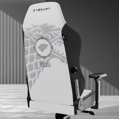 Cybeart House Stark Licensed Edition Gaming Chair | Supreme PU Leather | Cold-Cured Foam | 4D Armrests | 165° Recline | 150kg | Stark