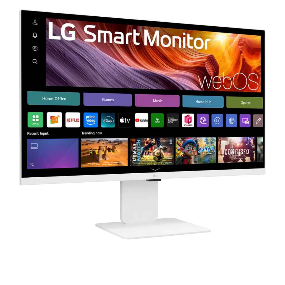 LG 32U850SA-W Smart Monitor – 32" 4K UHD IPS Display, webOS, Built-in Camera, HDR10 (White)