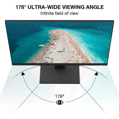 Koorui  22" FHD Business VA Monitor, Ultra Thin Bezel Display, 75Hz Refresh Rate, 5ms Response Time, 99% sRGB Color Gamut, Eye Care, Ergonomic Tilt, VESA Mounting, HDMI VGA Ports, Black | 22N1