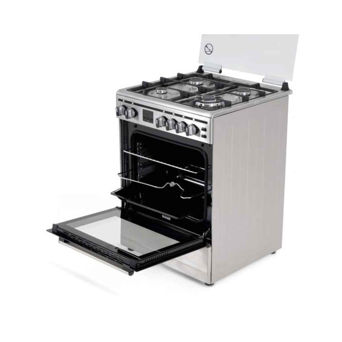 Terim TERGC66ST Freestanding Gas Cooker – 60 × 60 cm, 4-Burner, Stainless Steel