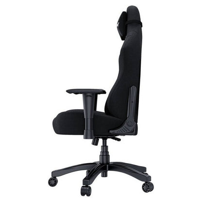 AndaSeat Luna L Gaming Chair | Linen Fabric | Black | 1D Armrests | 90°–160° Recline | Without Footrest | AD18-44-B-F