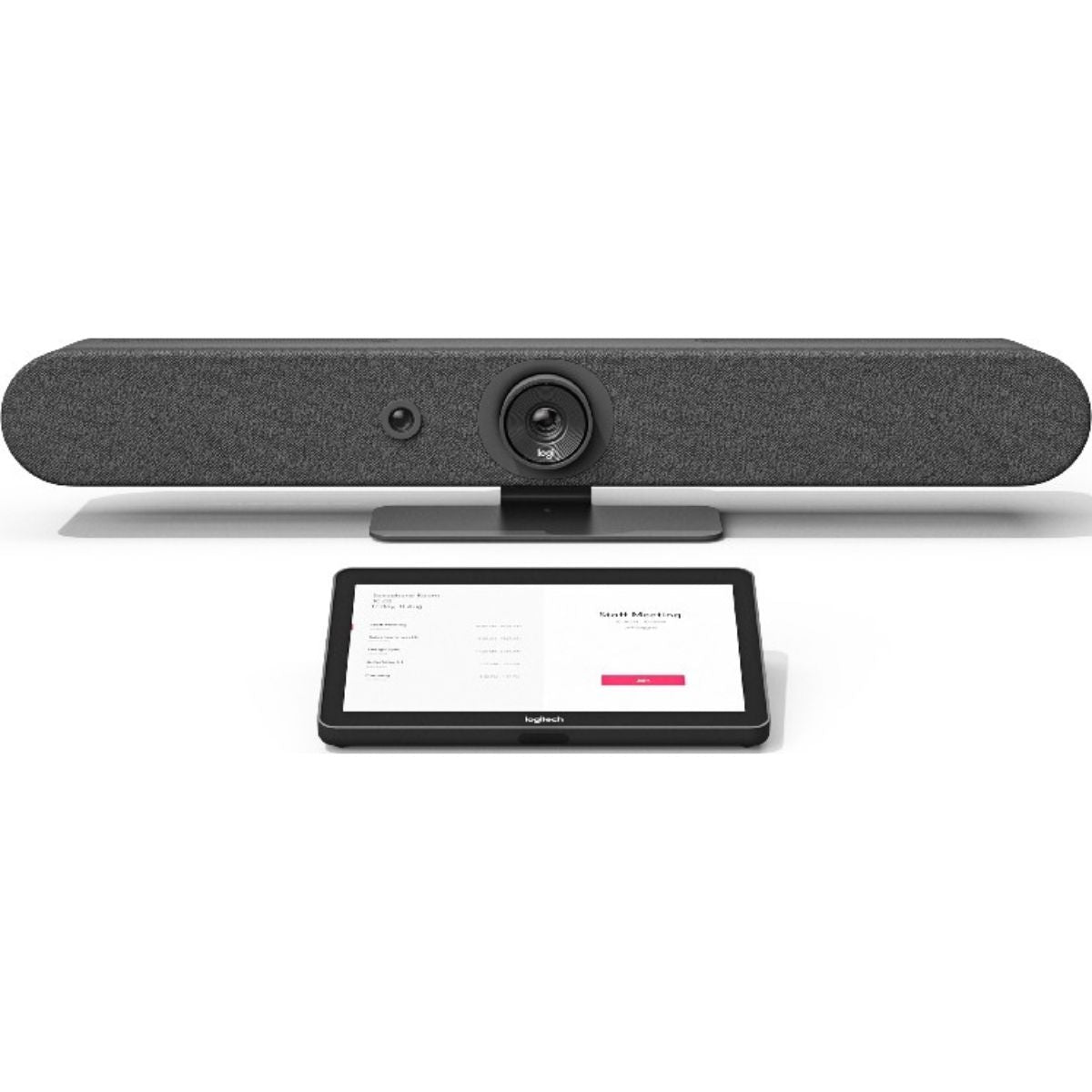 Logitech Rally Bar Mini All-in-One Video Conferencing System | 4K PTZ Camera | AI Viewfinder | Medium Meeting Rooms | Graphite | 960-001340 / 960-001339