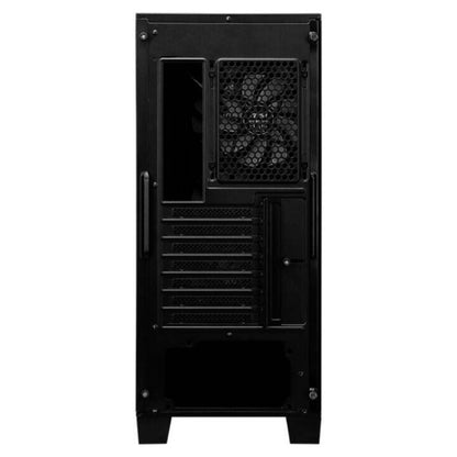 MSI MAG Forge 120A Airflow ATX Mid Tower Computer Case | 6 Pre-Installed Fans | Up to 240mm Radiator | Tempered Glass | Mesh Panel | Black | 306-7G23A41-HH9