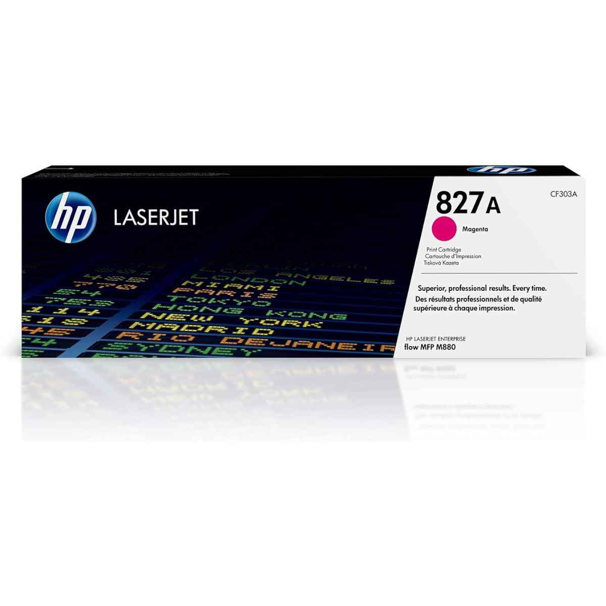 HP 827A Original LaserJet Toner Cartridges | Black, Cyan, Magenta & Yellow | Genuine HP Toner for Color LaserJet Enterprise Printing