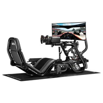 Next Level Racing F-GT Pro Direct Monitor Mount, Integrated Single Monitor Stand for F-GT Pro Cockpit, Supports up to 43" Flat &amp; 57" Ultrawide Monitors | NLR-R004