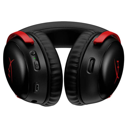 HyperX Cloud III Wireless Gaming Headset | 53mm Dynamic Drivers | 2.4GHz Wireless Connectivity | Detachable Microphone | Black | 77Z46AA
