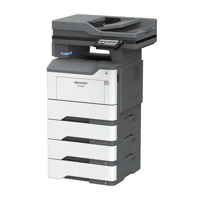 Sharp MXB468F A4 Monochrome B/W Multifunction Printer Copy Print Scan Fax, 44ppm, 1200 dpi