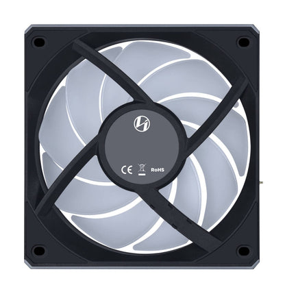 Lian-Li UNI FAN CL Wireless Computer Fan – 120mm, 2150 RPM, 77.34 CFM Airflow, FDB Bearing, Single Pack | Black / White