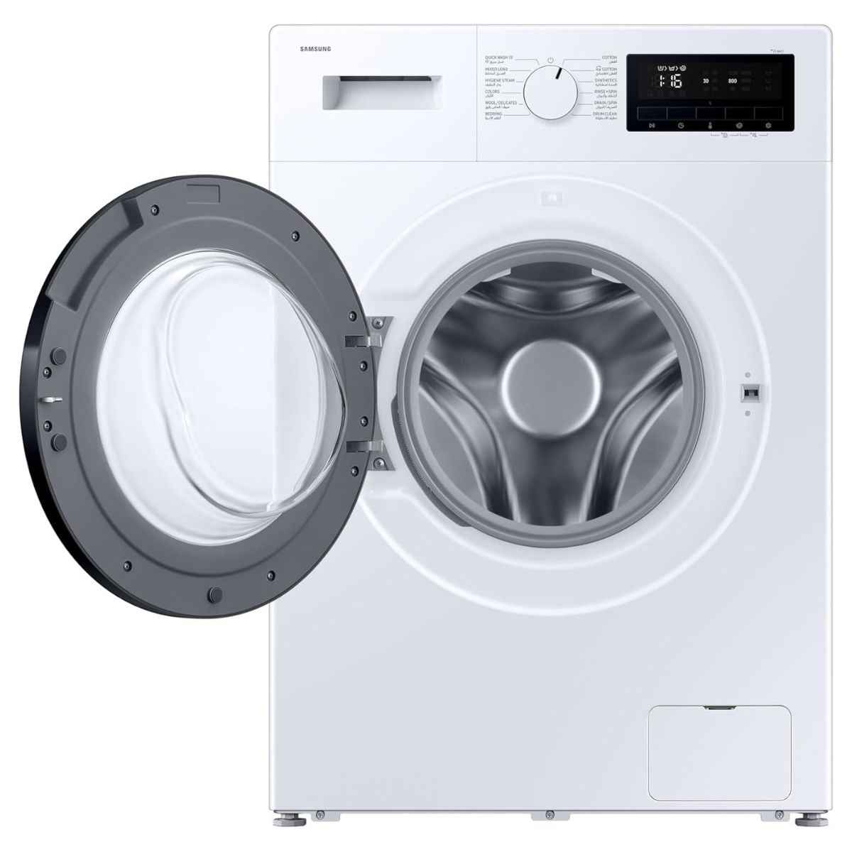 Samsung WW80FG3M05AWGU Front Load Washer – 8kg, Grade A Energy Efficiency, Hygiene Steam, Digital Inverter, (2026 Model)