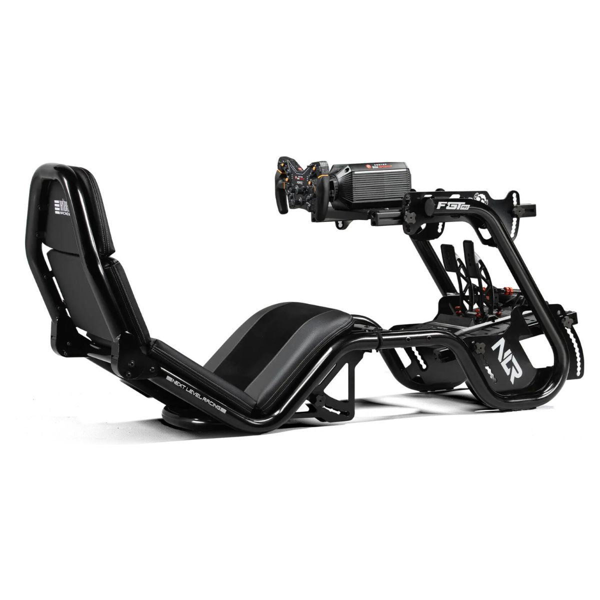 Next Level Racing F-GT Pro Formula & GT Racing Simulator Cockpit, Multi-Position Racing Cockpit, Wheel & Pedal Compatible, Black | NLR-R003