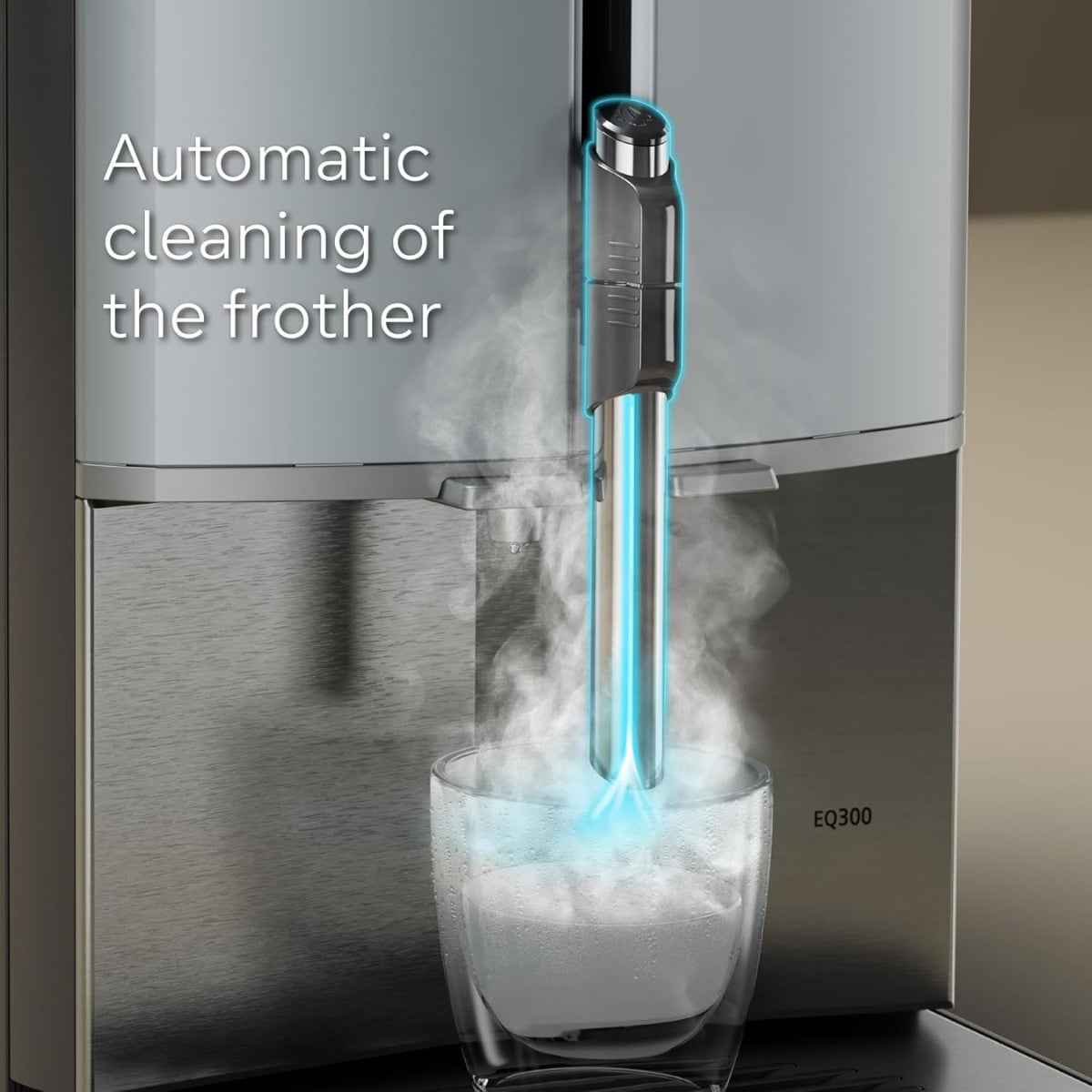 Siemens EQ300 TF301G19 Bean-to-Cup Coffee Machine – Piano Black