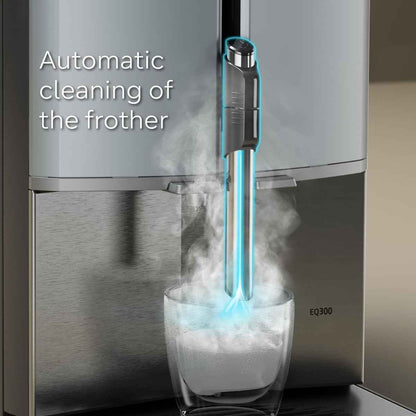 Siemens EQ300 TF301G19 Bean-to-Cup Coffee Machine – Piano Black