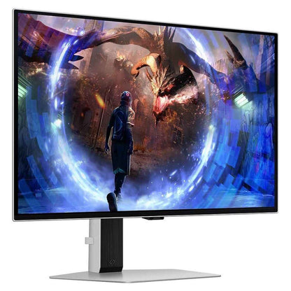 SAMSUNG Odyssey OLED G6 G60SD Gaming Monitor | 27" QHD OLED Display | 360Hz Refresh Rate | 0.03ms Response Time | AMD FreeSync Premium Pro | Silver | LS27DG602SMXUE