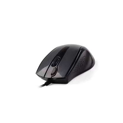 A4Tech N-500F Wired Mouse Glossy Grey – 1200 DPI, 4 Buttons, Screen Capture, Dust-Resistant Wheel