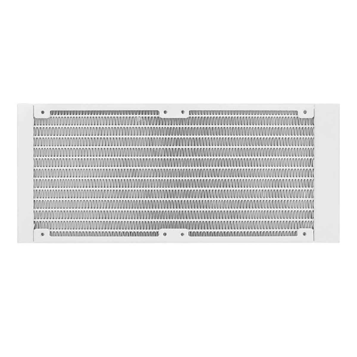 Thermaltake TH240 V2 Ultra ARGB Sync AIO Liquid CPU Cooler – 2×120mm PWM Fans, 2.1" LCD Display, 57.05 CFM, White | CL-W404-PL12SW-A