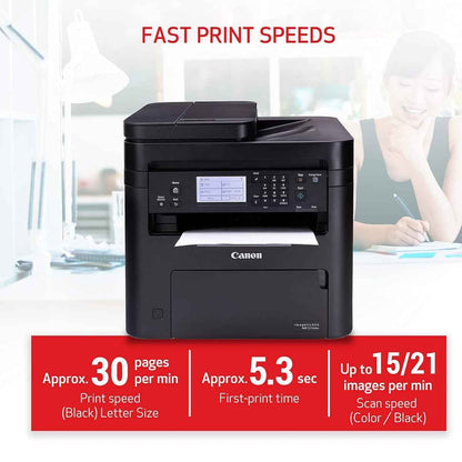 Canon imageCLASS MF275dw Wireless All-In-One Monochrome Laser Printer – Print, Scan, Copy, Fax, 29 ppm, Duplex Printing, WiFi, 35-Sheet ADF, Black | 5621C004