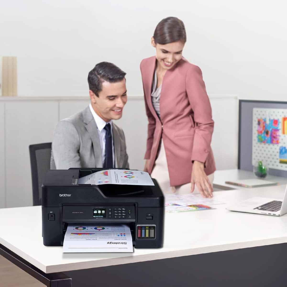 Brother MFC-T4500DW Color Inkjet Multi-function Printer A3 Color All-in-One (Print • Scan • Copy • Fax), Duplex & WiFi