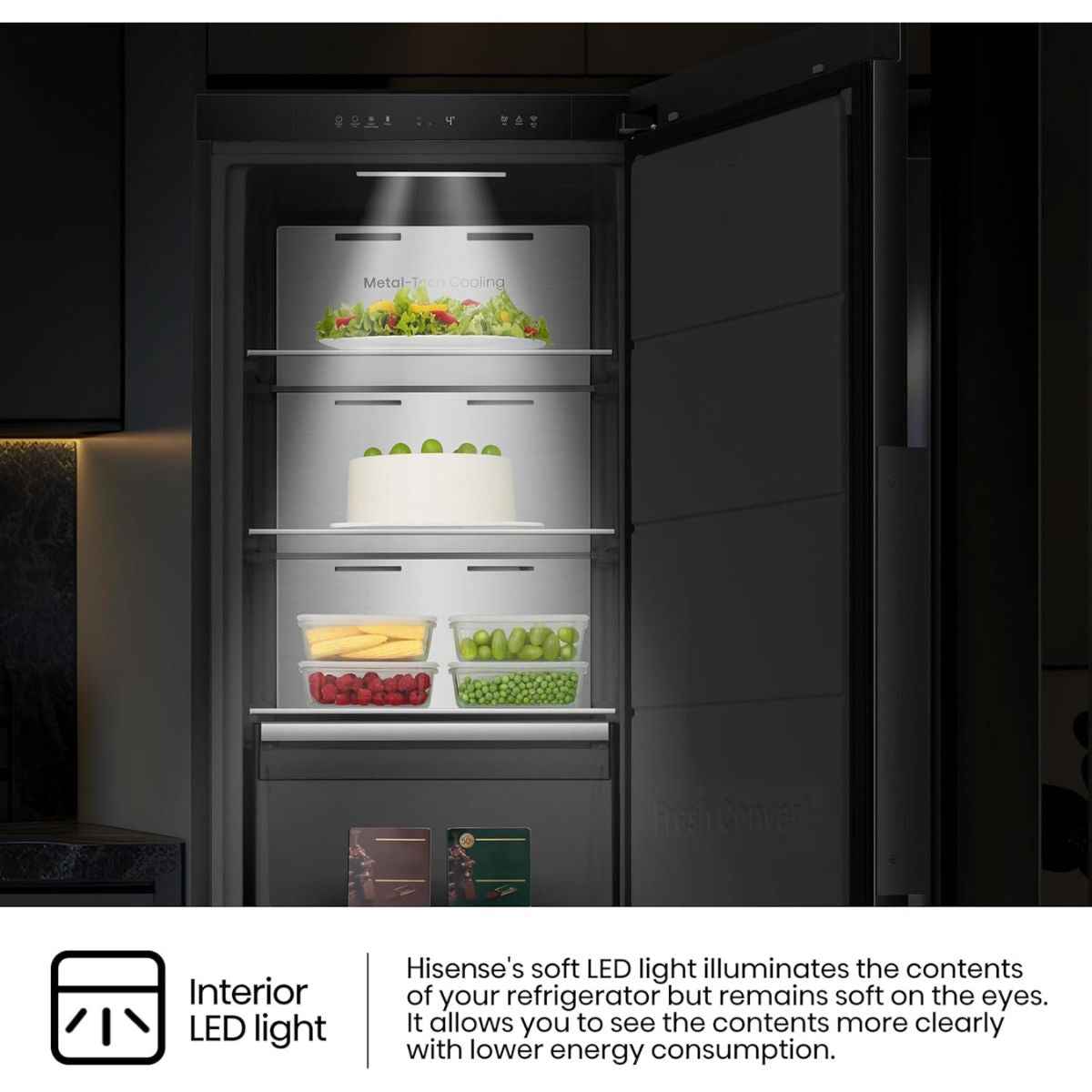 Hisense 400L Gross/310L Net Upright Freezer/Convertible Fridge – FT5K400SBFE, Inverter Compressor, Total No Frost