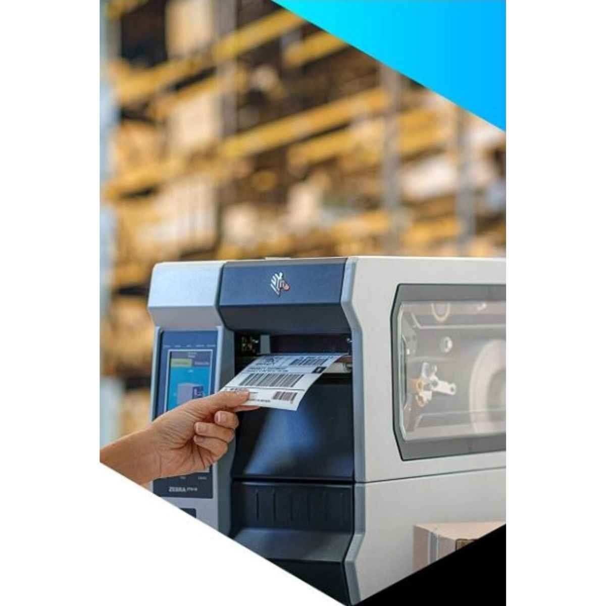 Zebra ZT411 Heavy Duty Barcode Label Printer, 300dpi Print Resolution, 14.0 ips Print Speed, LCD Display, Thermal Transfer, 4.1" Print Width, USB, Ethernet, Bluetooth, Gray