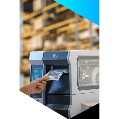 Zebra ZT411 Heavy Duty Barcode Label Printer, 300dpi Print Resolution, 14.0 ips Print Speed, LCD Display, Thermal Transfer, 4.1" Print Width, USB, Ethernet, Bluetooth, Gray