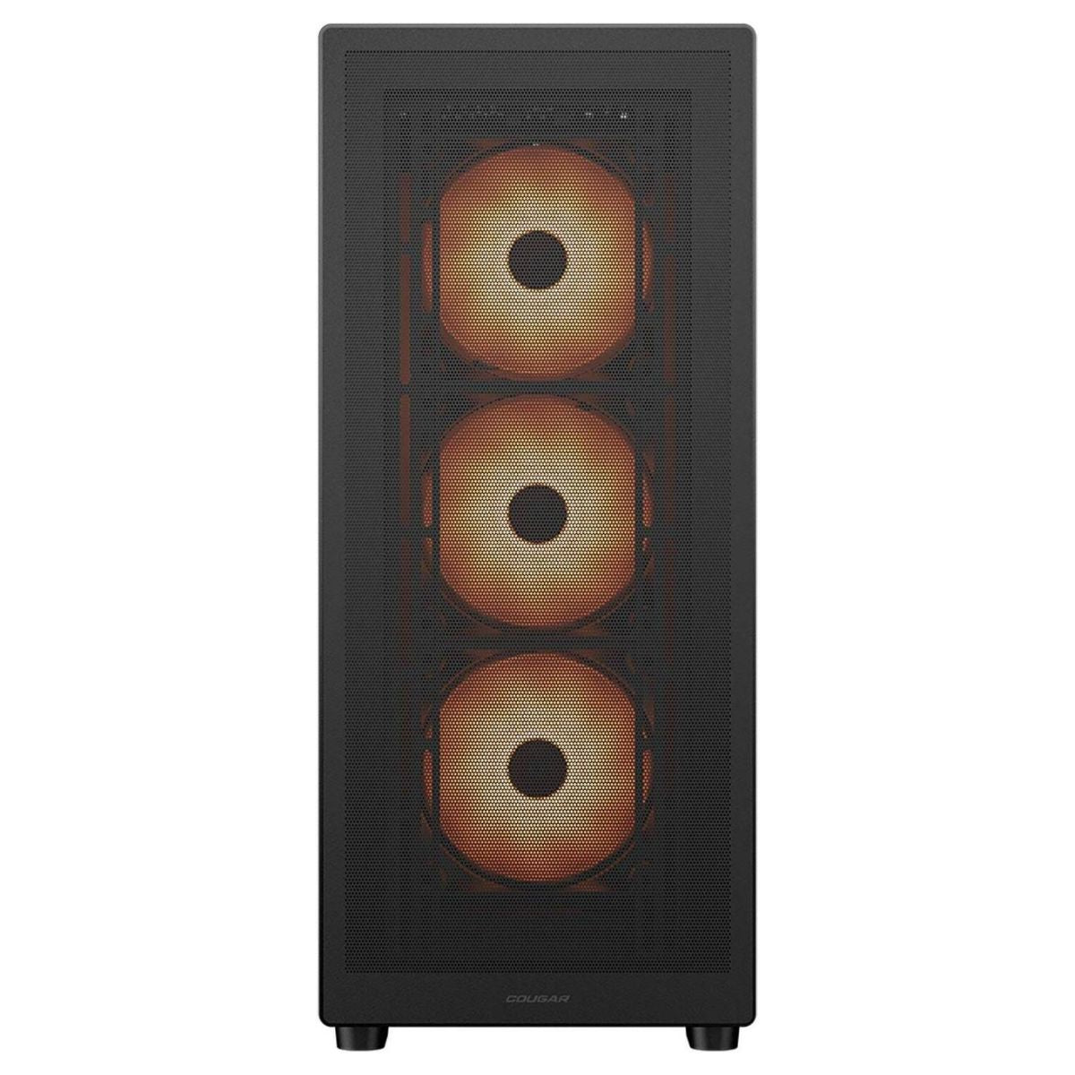 Cougar MX220 RGB Mid Tower Computer Case, 4x 120mm ARGB Fans, 360mm Radiator Support, Ultraslim Mesh Front Panel, Black | 382AC80.0001