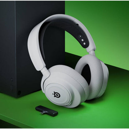 SteelSeries Arctis Nova 7X Wireless Multi-System Gaming & Mobile Headset | Nova Acoustic System | 2.4GHz + Bluetooth | 38Hr Battery | ClearCast Gen 2 Mic | Xbox Series X|S / PC / PS5 | Black, White