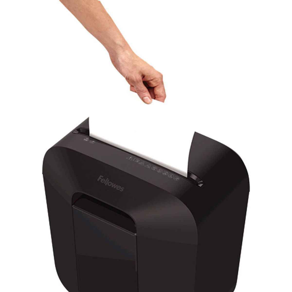 Fellowes Powershred LX25 Cross-Cut Shredder, 11.5L Bin Capacity, Shred Up to 6 Sheets, 4x37mm Cross-Cut Size, Advanced Safety Lock Technology, Black | LX25