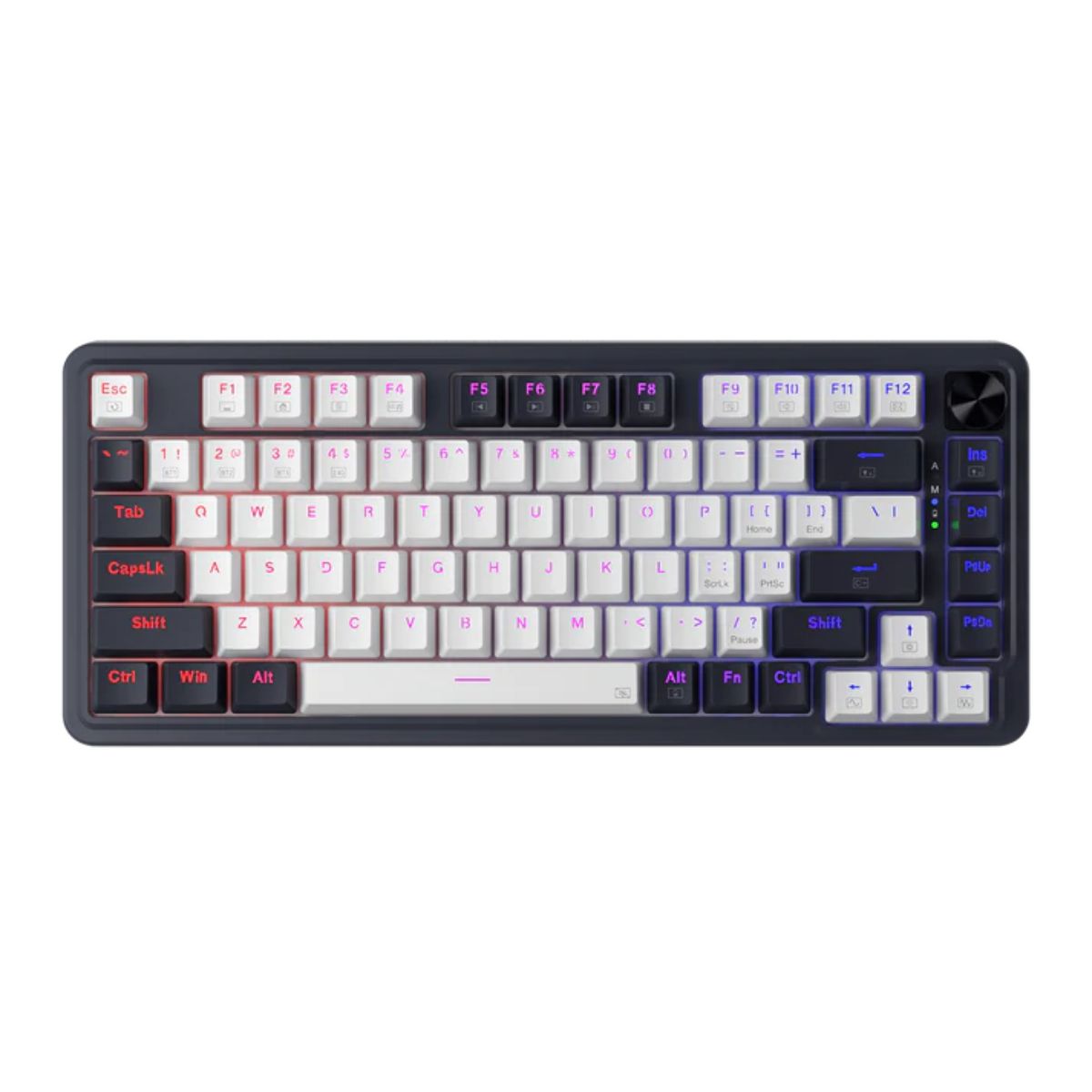 Redragon UCAL K673 PRO Wireless 75% Gaming Keyboard – Tri-Mode, Gasket Design, Hot-Swappable, RGB, Knob Control (Multiple Colors)