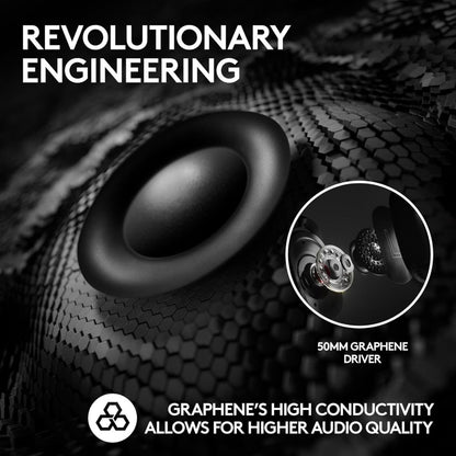 Logitech G PRO X 2 LIGHTSPEED Wireless Gaming Headset – 50mm Graphene Drivers, DTS:X 7.1, Bluetooth/USB/3.5mm