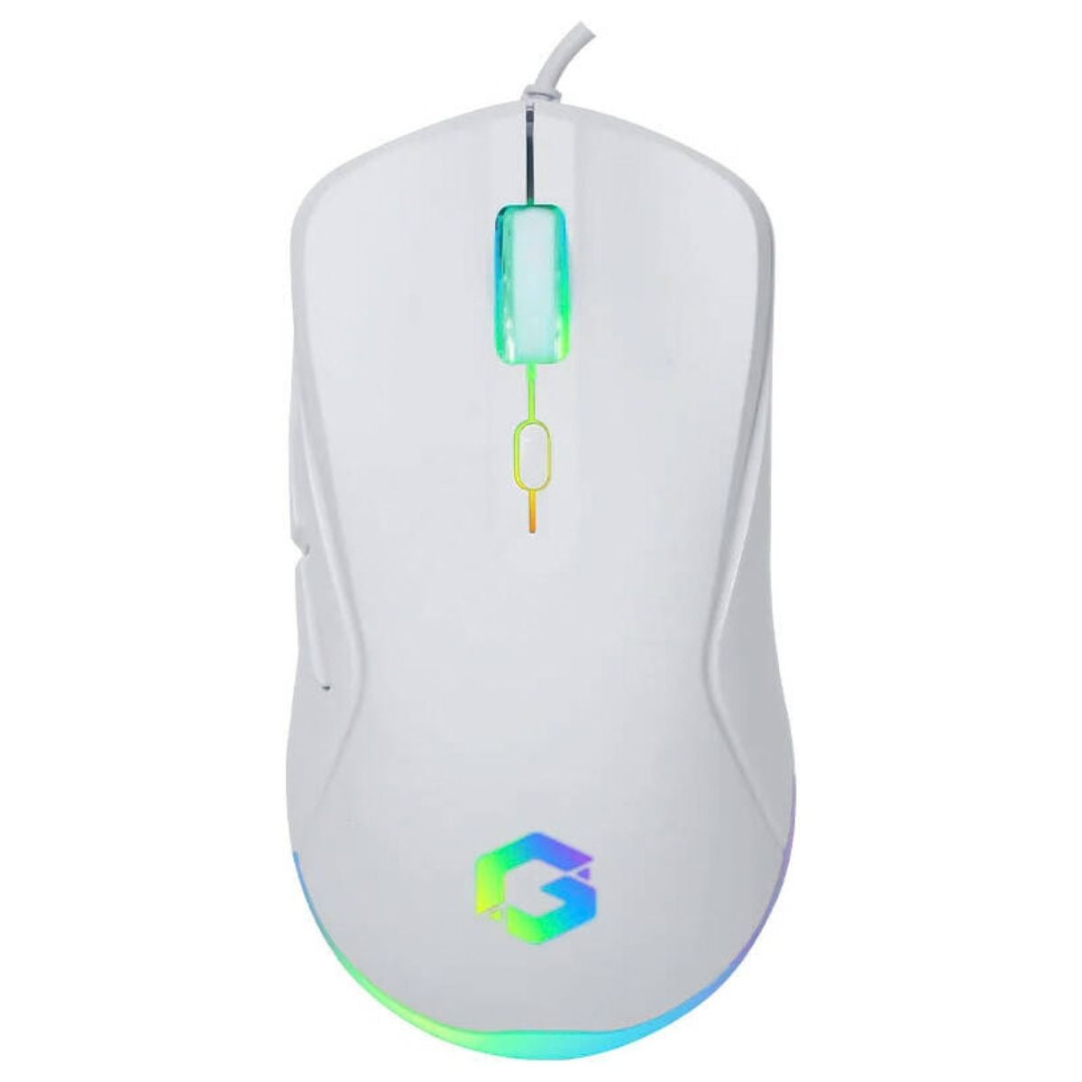 GAMEON GO-CYPHERW-XL-W All-In-One Gaming Combo | Keyboard, Headset, Mouse & Mousepad | 7200 DPI | RGB | USB 2.0 | White | GO-CYPHERW-XL-W
