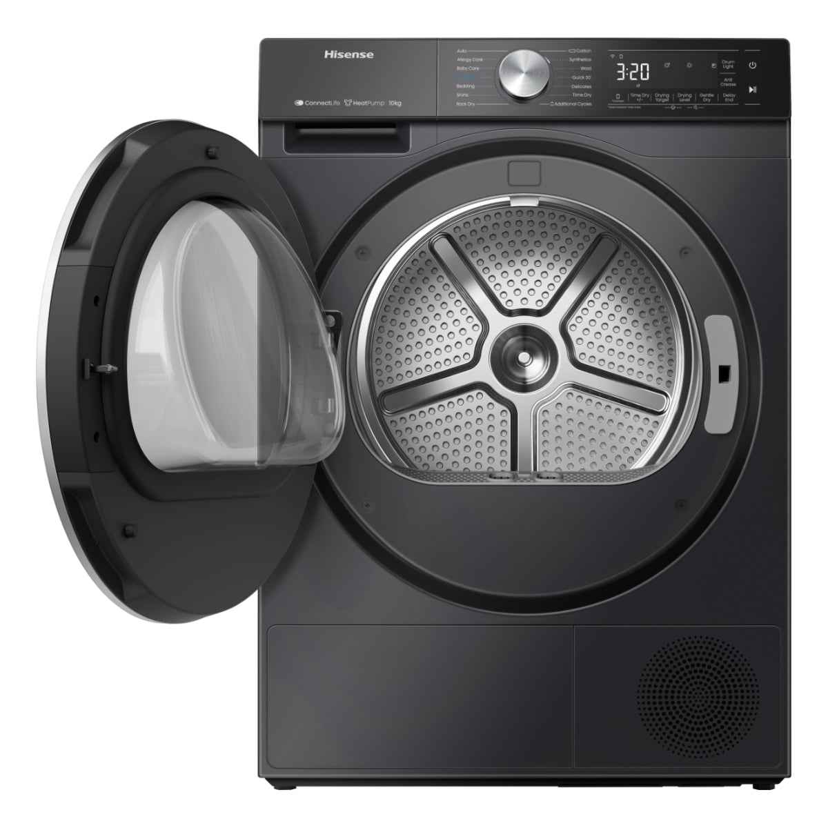 Hisense 5S Series DH5S102BB – 10kg Heat-Pump Tumble Dryer (Black)