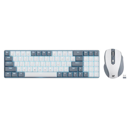 Redragon BS-8772 Keyboard + Mouse Combo, 94 Key, Low Profile, English Layout, 2.4GHz Adapter Interface, Wireless Connectivity, Numeric Keys | BS-8772