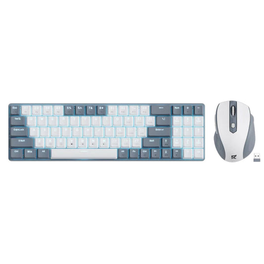 Redragon BS-8772 Keyboard + Mouse Combo, 94 Key, Low Profile, English Layout, 2.4GHz Adapter Interface, Wireless Connectivity, Numeric Keys | BS-8772
