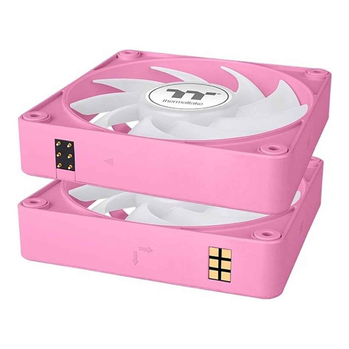 Thermaltake CT120 EX ARGB Sync PC Cooling Fan – 120mm, 2000 RPM, 68 CFM Airflow, Hydraulic Bearing, Pack of 3, Pink | CL-F219-PL12PK-A