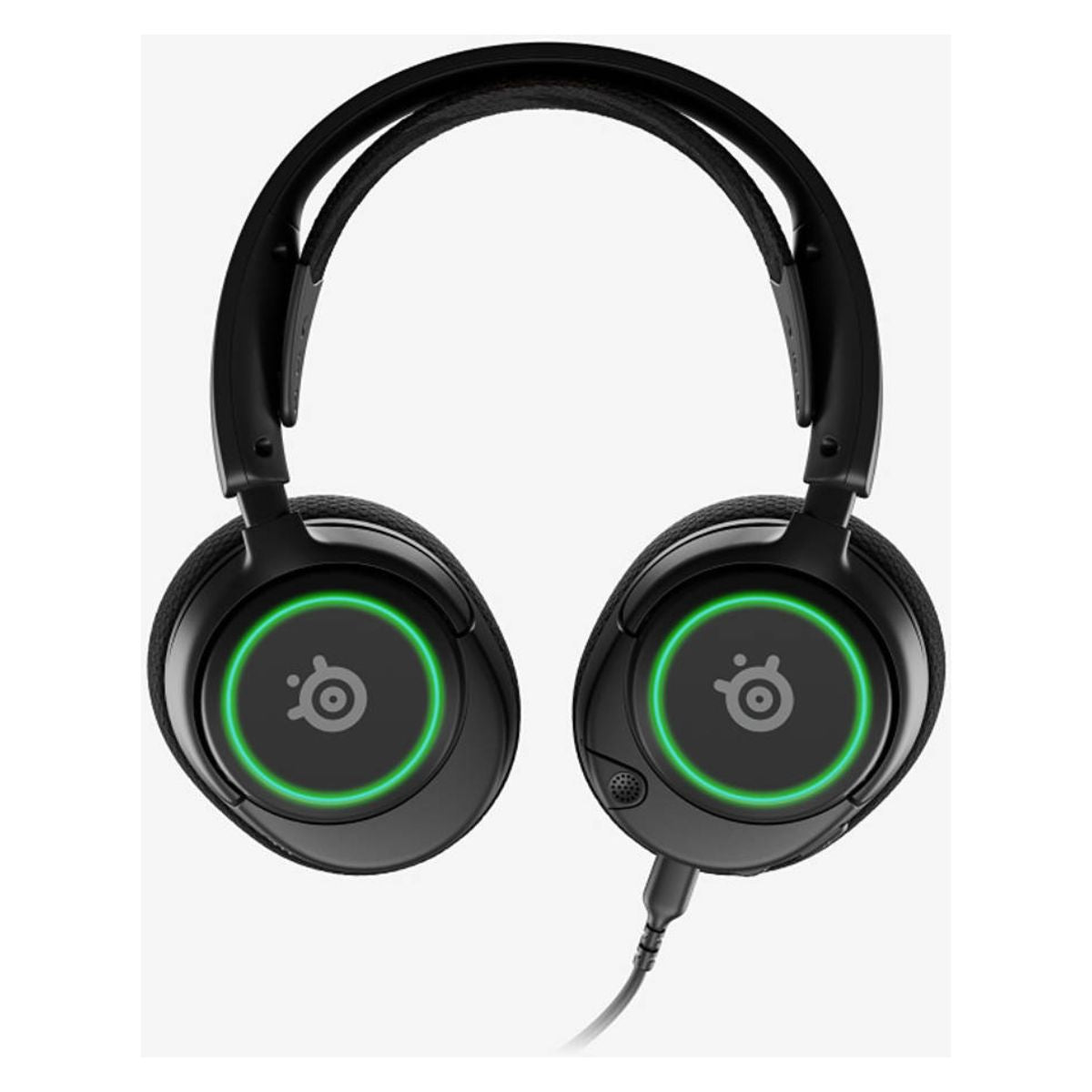 SteelSeries Arctis Nova 3 Multi-System Gaming Headset | Hi-Fi Drivers | 360° Spatial Audio | RGB | ClearCast Gen 2 Mic | PC/PS5/PS4 | Black | 61631