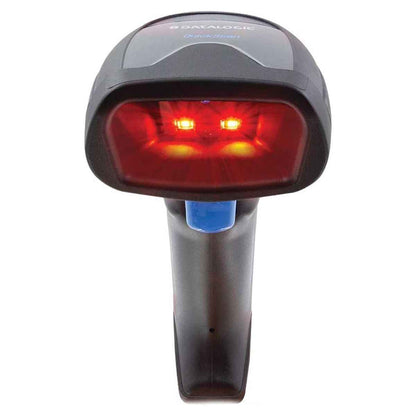 Datalogic QuickScan QBT2500 Bluetooth Scanner, 2D, Imager, Digimarc, Multi-Interface (RS232, KBW, USB), IP52 Protection Class, (USB, Straight, 2m), Charging/Transmitter Cradle, Black | QBT2500-BK-BTK1