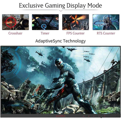 Koorui 24E4 Gaming Monitor – 24" FHD VA Display, 165Hz Refresh Rate, 1ms (MPRT), AdaptiveSync, 85% DCI-P3 Color Gamut