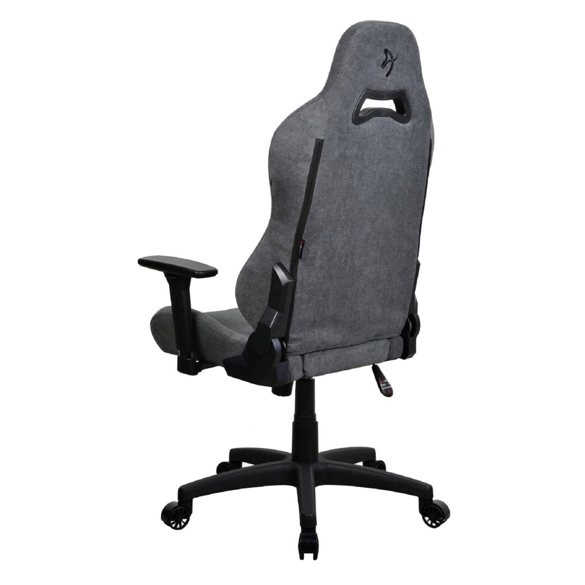 Arozzi Torretta Series Gaming Chair | Soft Fabric Material | 3D Armrests | Adjustable Height &amp; Backrest | Adjustable Lumbar Pillow | Rocking Function | 120kg Capacity | Ash | TORRETTA-SFB-ASH2