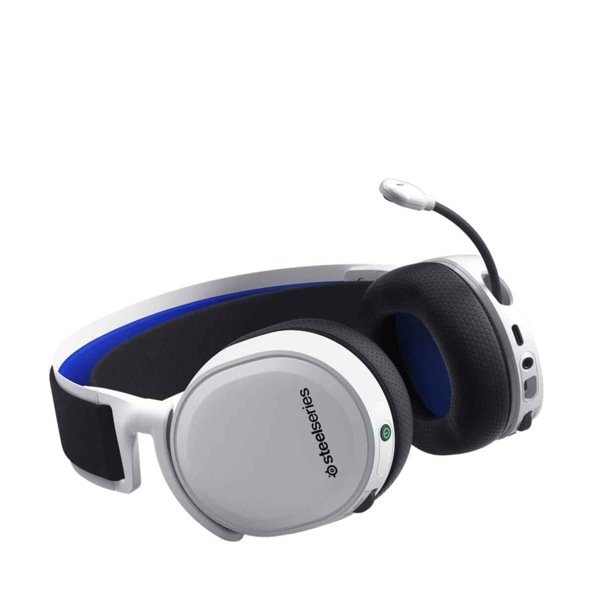 SteelSeries Arctis 7 Plus Wireless Gaming Headset – White | Multi-Platform 2.4 GHz, 30-Hour Battery